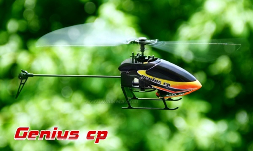 Obrázek z Mini RC aktobatický 3D vrtulník WALKERA GENIUS CP 2,4 GHZ DEVO7 RTF 