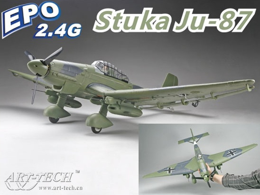 Obrázek z RC letadlo, bombardér ART-TECH JU-87 STUKA 5CH EPO RTF 