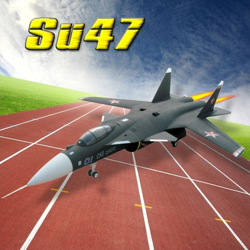 Obrázek z Velký RC model stíhacího letadla SU-47 6CH 2,4GHZ RTF 