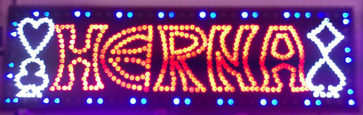 Obrázek z Světelná LED reklama, poutač - HERNA 22 