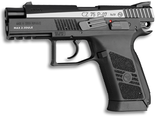 Obrázek z Airsoft zbraň CZ 75 P-07 DUTY GBB CO2 6mm 