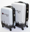 Obrázek z Cestovní kufry sada 2 ks ABS - I FLY THE WORLD 