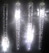 Obrázek z Světelné LED rampouchy venkovní, padající sníh - 30 cm/8 ks V3 