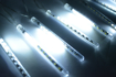 Obrázek z Světelné LED rampouchy 10 cm, krápníky venkovní padající sníh 