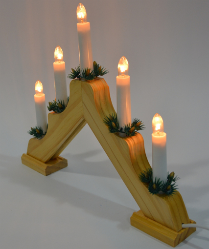 Obrázek z Vánoční osvětlení svícen - dekorace za okno 