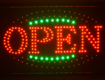 Obrázek z Světelná LED reklama, poutač - OPEN 