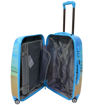 Obrázek z Sada cestovních kufrů 2 ks ABS - PC potisk pláž 