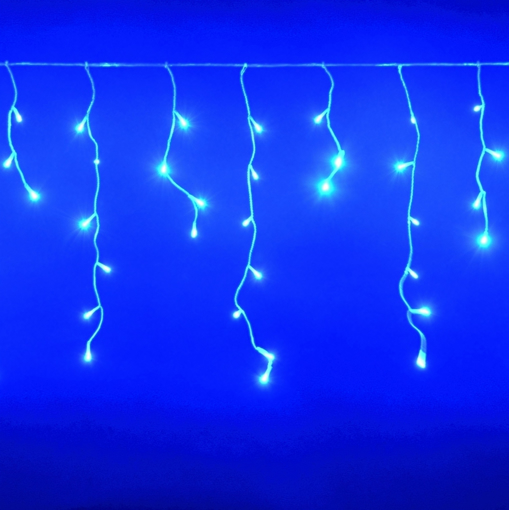 Obrázek z Vánoční osvětlení venkovní, světelné LED krápníky 105ks/7,5m s časovačem 