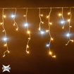 Obrázek z Vánoční osvětlení venkovní, světelné LED krápníky 210 ks/10 m s flash efektem a časovačem 