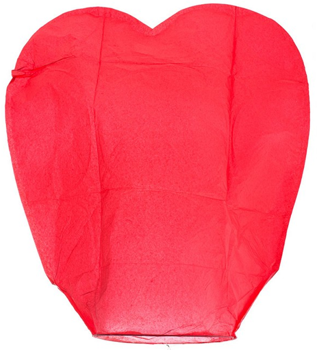 Obrázek z Lampion štěstí srdce 