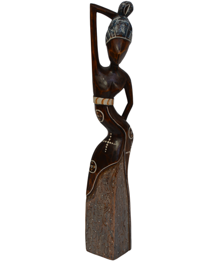 Obrázek z Dřevěná soška žena 50cm 