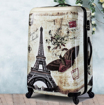 Obrázek z Kabinový kufr ABS vel. S - PC potisk Paris Vintage 