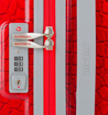 Obrázek z Sada cestovních kufrů SUITSUIT® TR-1239/3 ABS Red Diamond Crocodile 