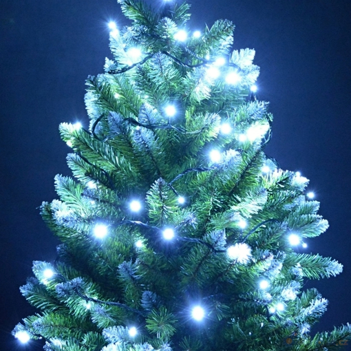 Obrázek z Vánoční LED osvětlení, světelný řetěz na stromeček 500 ks/51,5 m 