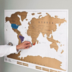 Obrázek z Stírací mapa světa - deluxe 