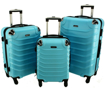 Obrázek z RGL Sada cestovních kufrů 3 ks ABS + Carbon na 4 kolečkách - SML730 