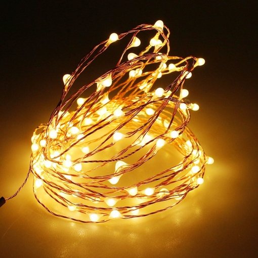 Obrázek z Dekorativní nano LED řetěz 20 LED / 2 m na baterie 