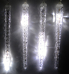 Obrázek z Světelné LED rampouchy, padající sníh - 20cm/8ks V2 