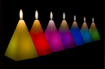 Obrázek z Kouzelná LED svíčka - čtyřstěnná pyramida 