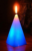 Obrázek z Kouzelná LED svíčka - čtyřstěnná pyramida 