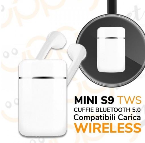 Obrázek z Bezdrôtové bluetooth slúchadlá S9 mini 5,0 