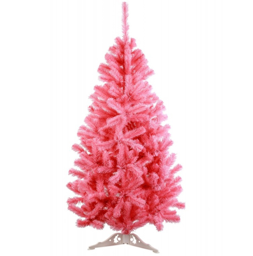 Obrázek z Umělý vánoční stromek se stojanem - růžový 180 cm 