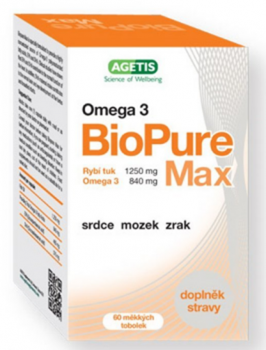 Obrázek z BioPure® Max Omega 3 60 měkkých tobolek 