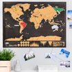 Obrázek z Stírací mapa světa - deluxe 