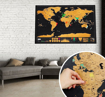 Obrázek z Stírací mapa světa - deluxe 