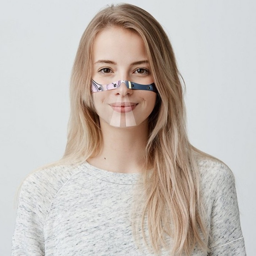 Obrázek z Ochranný štít na obličej s uchycením na nos 
