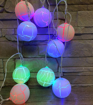 Obrázek z Světelná LED dekorace koule 10ks/4m 