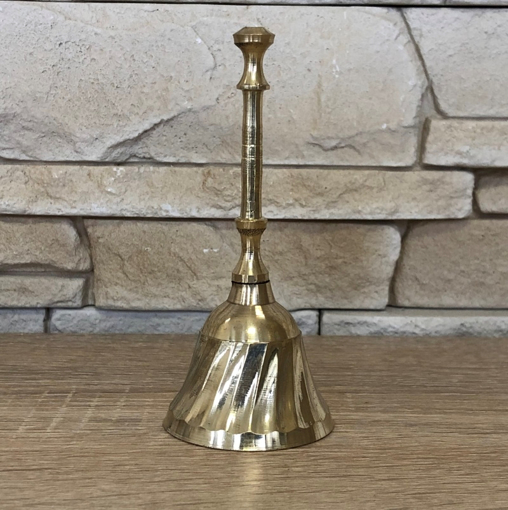 Obrázek z Vánoční mosazný zvonek 7 cm 