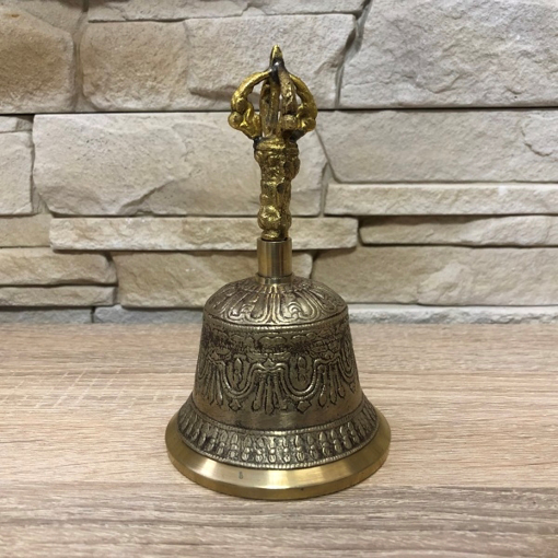 Obrázek z Tibetský rituální zvonek dilbu - průměr 8 cm 