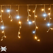 Obrázek z Vánoční osvětlení venkovní, krápníky 100 LED/4,5 m s FLASH extra velké LED diody 