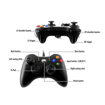Obrázek z Herní ovladač pro Xbox 360 - usb kabelový 