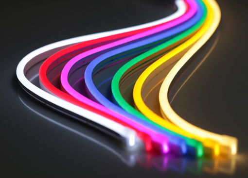 Obrázek z Neon LED pásek venkovní 12 V 5 m se zdrojem 