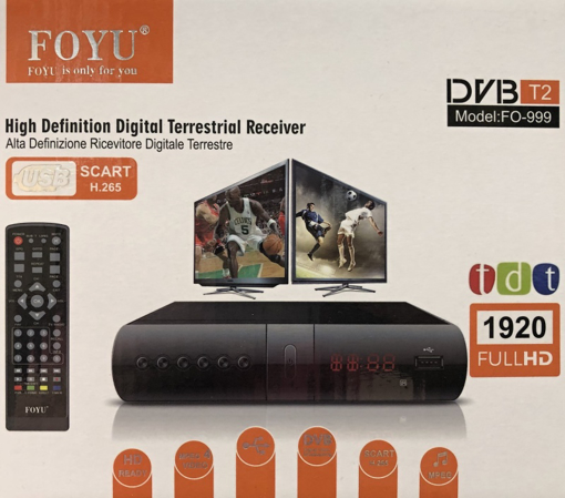 Obrázek z Set-top box pro příjem pozemního vysílání DVB-T2 
