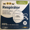 Obrázek z Respirátor FFP3 s certifikátem 