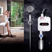 Obrázek z Elektrický průtokový ohřívač vody XCB-001 3500 W s displejem 