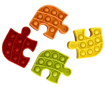 Obrázek z Pop it, puzzle, klíčenka a antistresová hračka 4v1 
