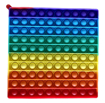 Obrázek z Pop It Rainbow JUMBO - antistresová hračka čtverec 