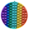 Obrázek z Pop It Rainbow JUMBO - antistresová hračka kolo 