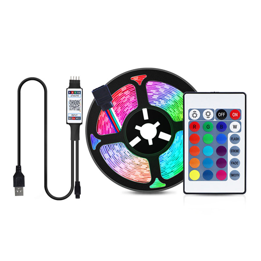 Obrázek z Chytrý RGB LED pásek, bluetooth podsvícení za televizi s úhlopříčkou do 65" a menší 