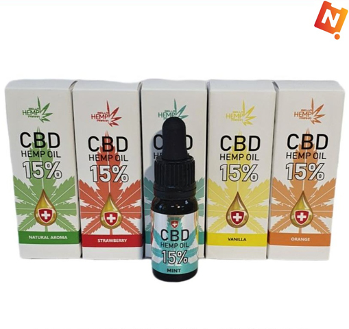 Obrázek z CBD konopný olej 15% 10ml Hemp oil 