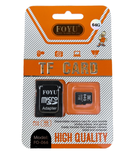 FOYU microSD 64 GB + SD adaptér