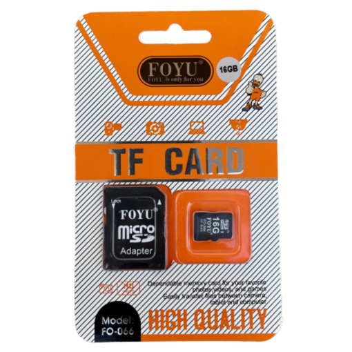 FOYU microSD 16 GB + SD adaptér
