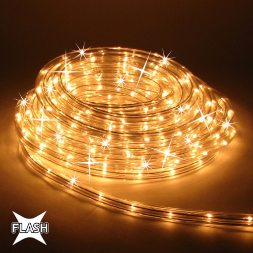 Obrázek z Světelný LED kabel 10 m trubice venkovní s flash efektem 