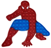 Obrázek z Pop it antistresová hra - JUMBO spiderman 
