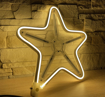 Obrázek z LED neonové osvětlení bílá teplá s efekty v bílé studené - 30cm 