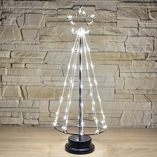 Obrázek z Vánoční stromek na baterie nebo usb - 45 cm/80 LED diod 